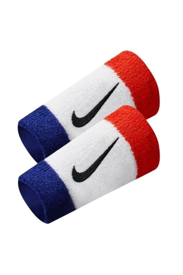 Nike Swoosh Doublewide Wristbands 2 Pk Unisex El Bilekliği N.000.1586.620.Os-Kırmızı - Image 1