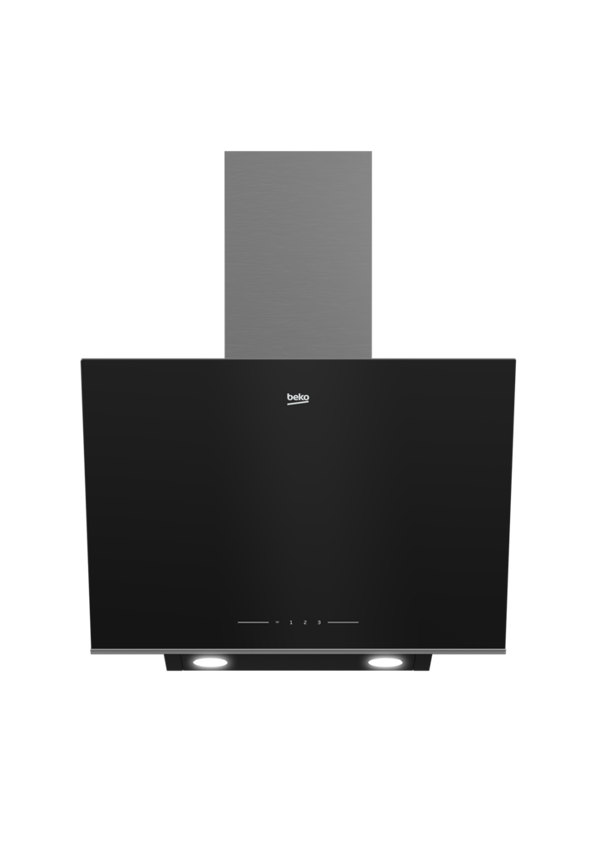 Beko BDE 6060 S Siyah Duvar Tipi Davlumbaz - Image 1
