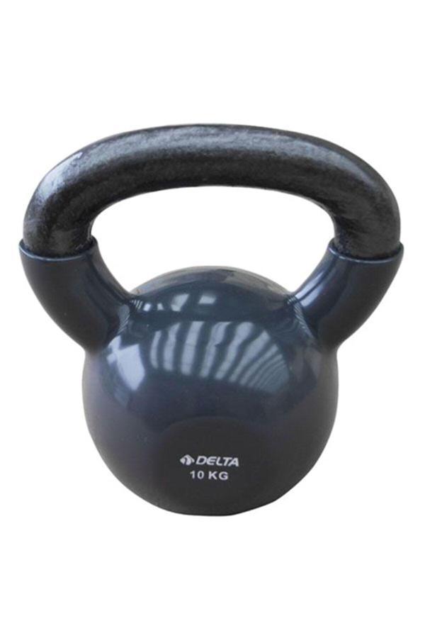 Delta 10 Kg. Çaydanlık Tipi Füme Demir Dambıl - Kettlebell - Image 1