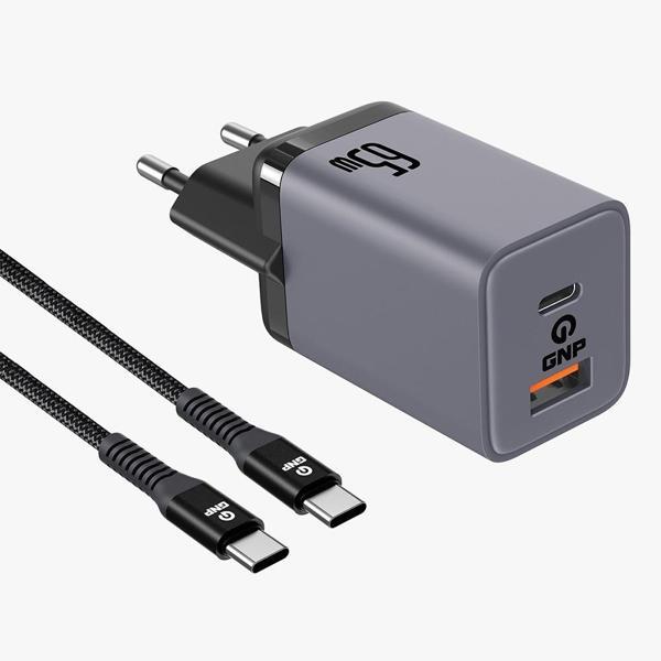 GNP 65W Type-C to Type-C Kablo ve Şarj Cihazı (GENPA Garantili) - Image 1