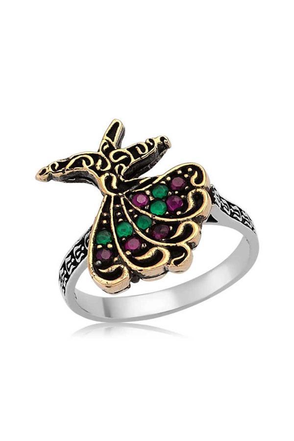 Armagano Gümüş Otantik Semazen Yüzük - Image 1