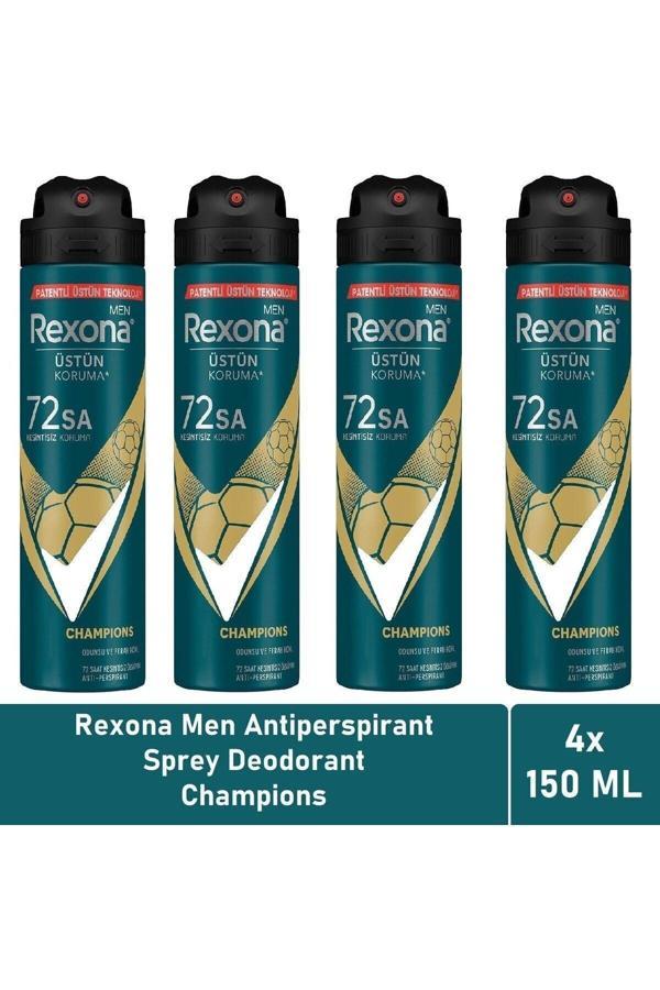 Erkek Deodorant 150 ml Champions X 4 Adet - Image 1
