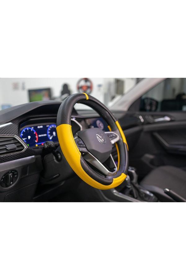 Mct Aksesuar Tata Xenon Uyumlu Karbon Direksiyon Kılıfı - Image 1