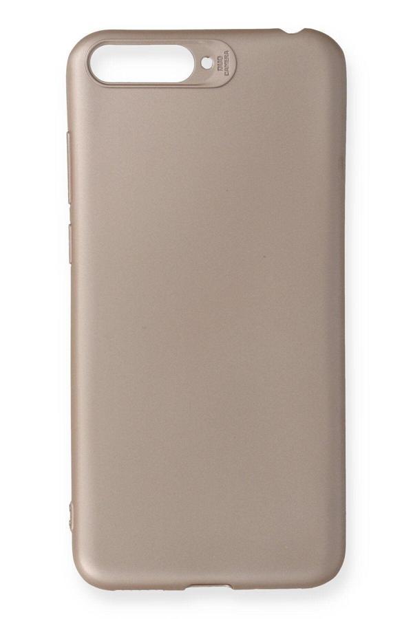 Ayvaz Akseesuar Newface Huawei Honor 7A Uyumlu Kılıf Premium Rubber Silikon - Rose Gold - Image 1