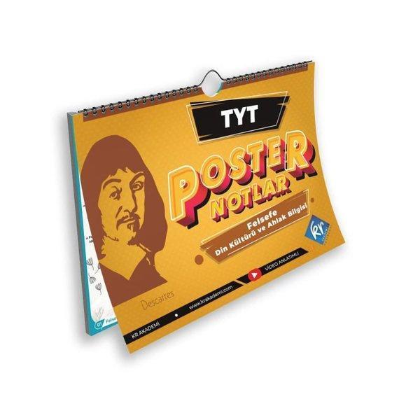 TYT Felsefe ve Din Kültürü Poster Notlar - KR Akademi - Image 1