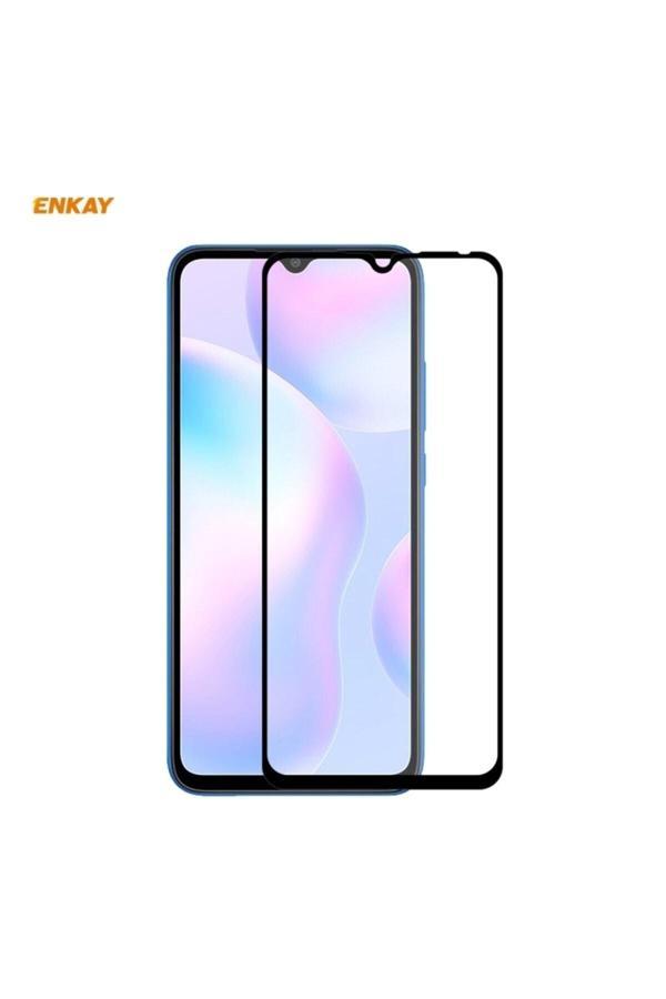20068310 Xiaomi Redmi 9A Ile Uyumlu Şeffaf Ekranı Tam Kaplayan 5D Cam Kırılmaz Cam Ekran Koruyucu - Image 1