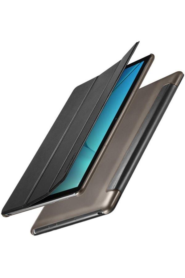 Mobax Samsung Galaxy Tab A7 10.4" T500 Kılıf T505 T507 Kılıf Pu Deri Smart Case Siyah - Image 1