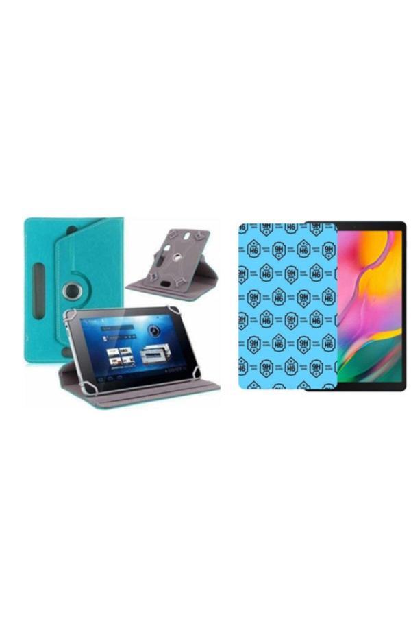 Ayvaz Akseesuar Dark Evopad A1040 Uyumlu Set Universal Tablet Kılıfı Ve Nano Ekran Koruyucu - Image 1