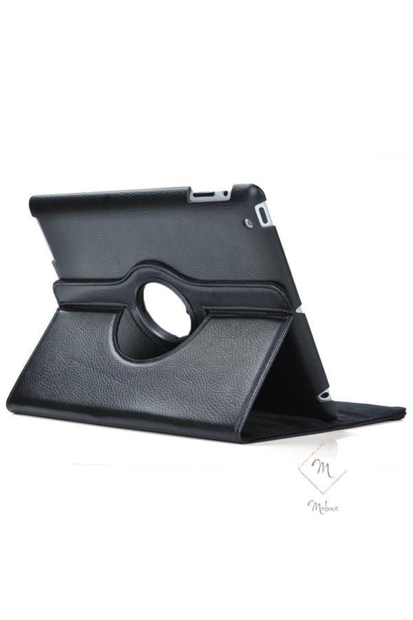 Mobax Apple Ipad 5 Nesil 9.7 2017 Kılıf 360 Dönebilen Standlı Case A1822 A1823 Siyah - Image 1