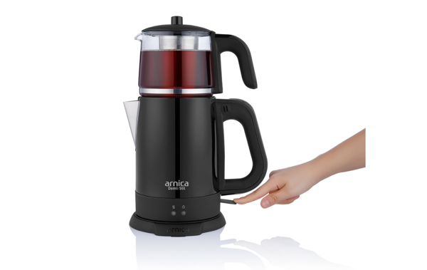 Arnica Ih33205 Demli Stil Çay Makinesi - Siyah - Image 1