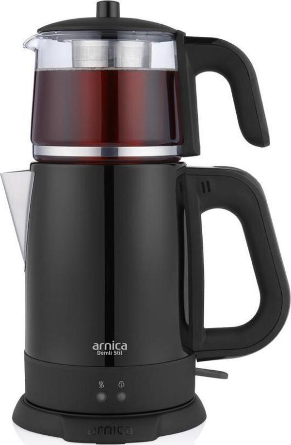 Arnica Ih33205 Demli Stil Çay Makinesi - Siyah - Image 1