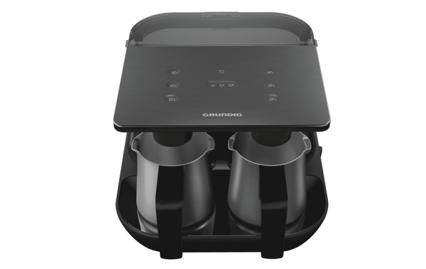 Grundig Tcm 7061D İkili Çelik Türk Kahve Makinesi - Image 1
