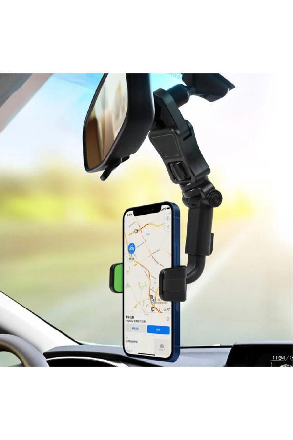 Mmp Shop Araç İçi Ayarlanabilir Dikiz Aynası Koltuk Arkası Telefon Tutucu - Image 1
