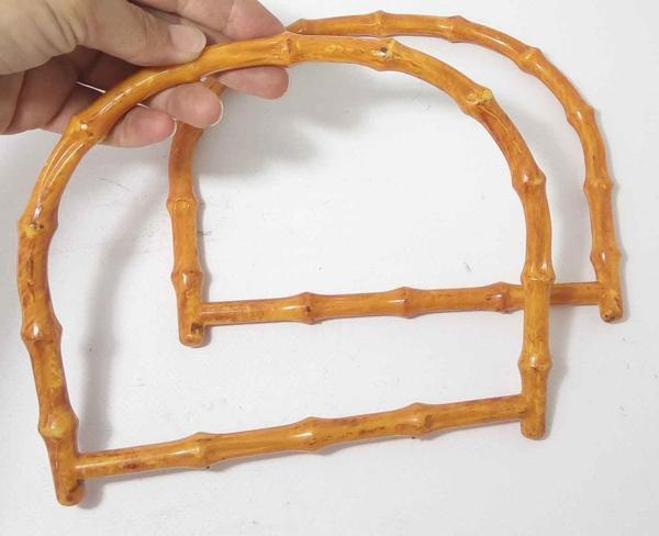 Angel Çanta Aksesuar Bambu Görünümlü Plastik Çanta Sapı - Image 1