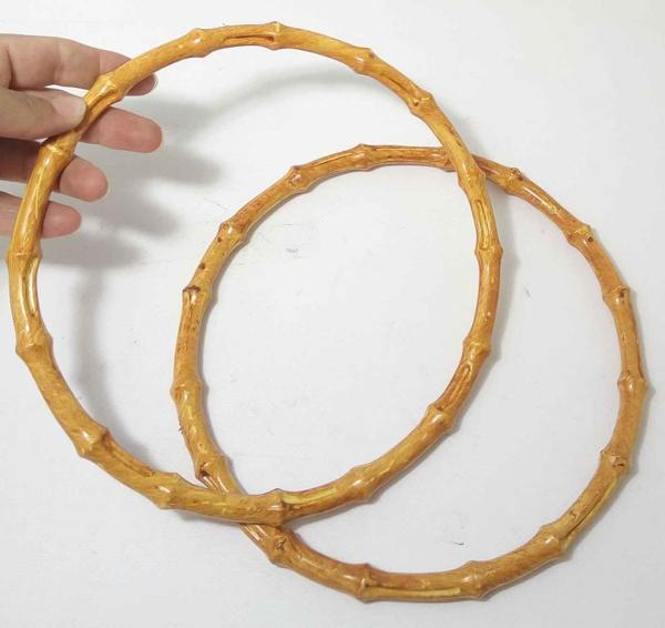 Angel Çanta Aksesuar Bambu Görünümlü Plastik Çanta Sapı - Image 1