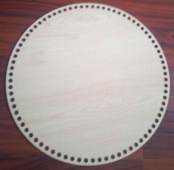 Angel Çanta Aksesuar Ahşap 35 Cm Çapında Plaka - Image 1