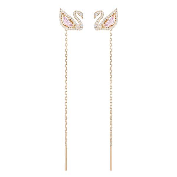 5469990 Swarovski Küpe Dazzling Swan:Pe Lng Czmo/Ros - Image 1