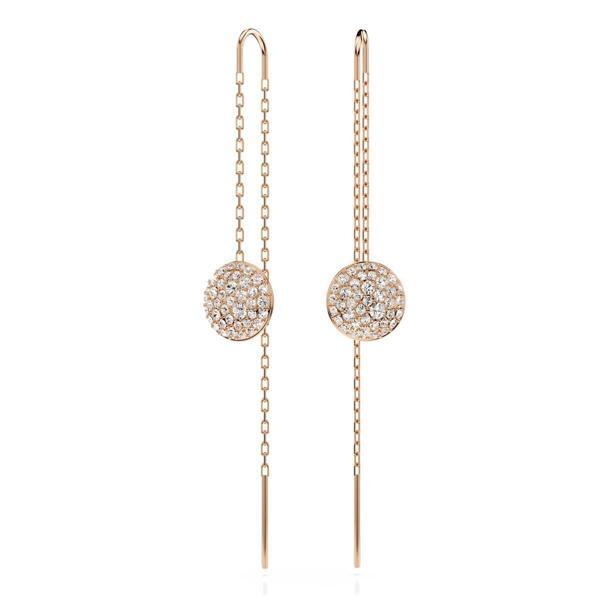 5689427 Swarovski Küpe Meteora:Pe Chaın Cre/Ros - Image 1