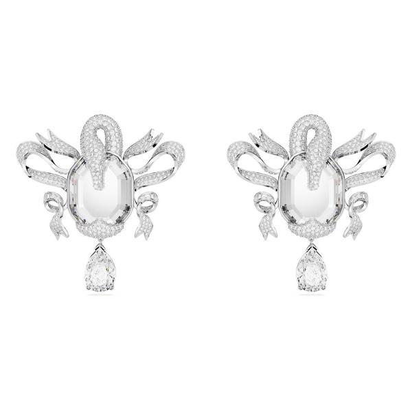 5650895 Swarovski Küpe Fashıon Swan:Ce L Cry/Rhs - Image 1
