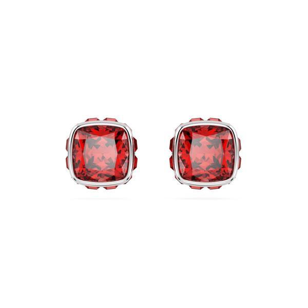 5661959 Swarovski Küpe Birthstone:Pe Studs Jul Red/Rhs - Image 1