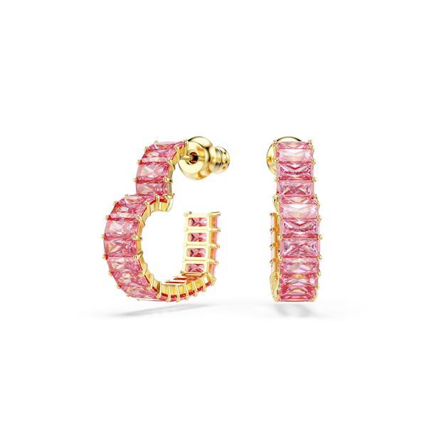 5706340 Swarovski Küpe Matrıx:Pe Hoop Hrt S Pınk/Gos - Image 1