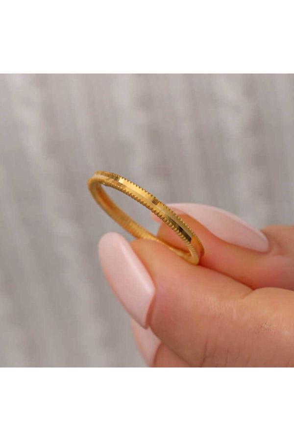 Armagano Gümüş Gold Ajda Kadın Yüzük - Image 1
