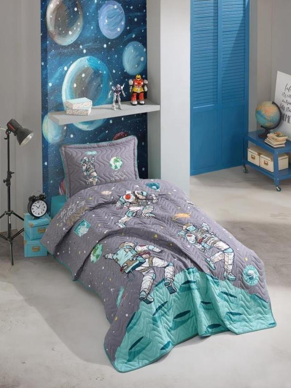 Clasy Tek Kişilik Yatak Örtüsü Space - Image 1