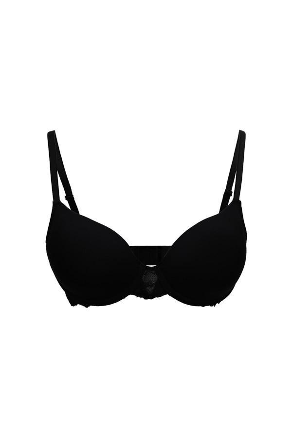 Eros Düz Cup Dantel Detaylı Kulaklı Sütyen Takım - Image 1