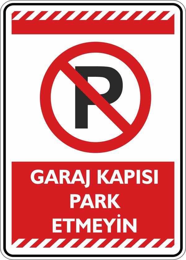 İsg Tabelam Garaj Kapısı Park Etmeyin - Image 1