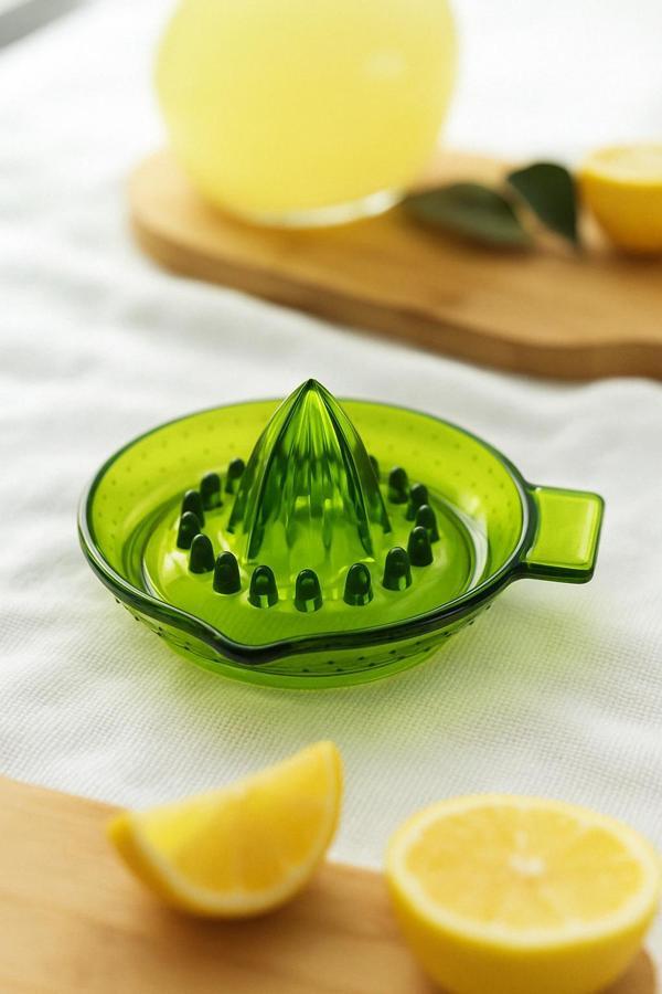 Akrilik Yeşil Limon Sıkacağı Pratik Limon Sıkacağı - Image 1
