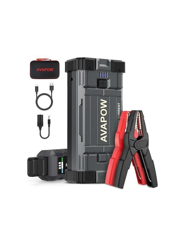 Avapow A28 23800Mah 3000A (2Vden Düşük Aküyü Çalıştıran) Jump Starter Taşınabilir Akü Takviye Kiti - Image 1