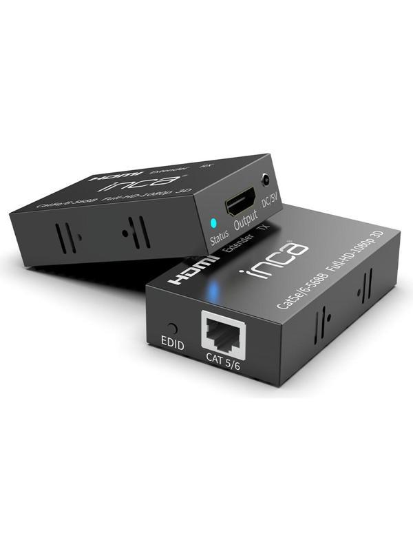 Inca İex-60 Cat5E-Cat6 60Mt Full Hd 1080P 3D Hdmi Extender (Bant Hızı 1.65Gbps) - Image 1