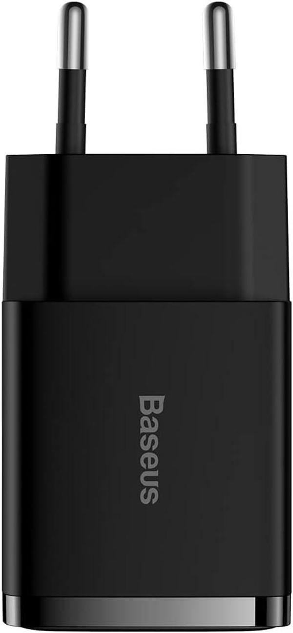Baseus Ccxj010201 10,5W 2X Usb-A Siyah Şarj Aleti - Image 1