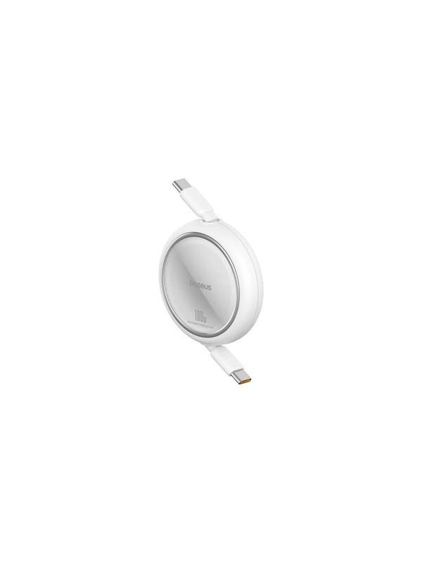 Baseus P10364500213-00 Free2 Pull Mini Kablolu Usb-C 100W 2M Mor Şarj Kablosu - Image 1