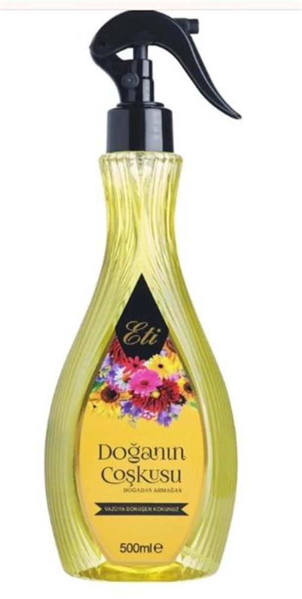 Eti Doğanın Coşkusu Sprey Pet Şişe Kolonya 500Ml - Image 1