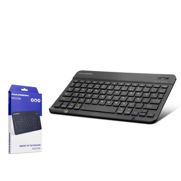 Hadron Hdx2506 Bluetooth Smart Klavye Q Siyah - Image 1