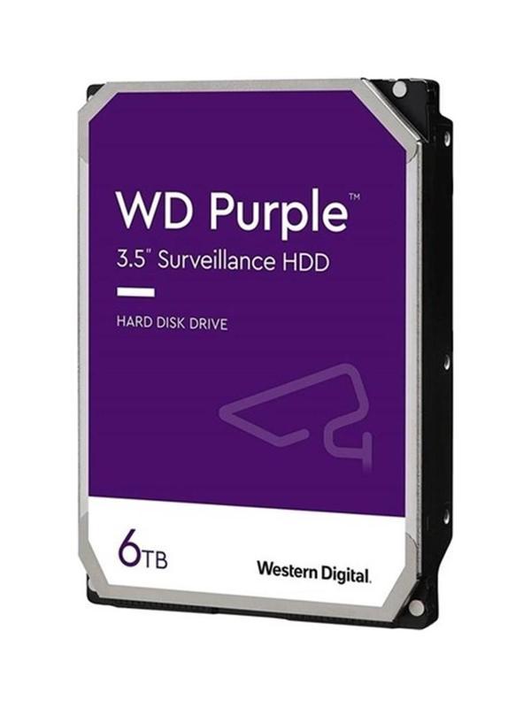 Wd 6Tb Purple 3.5" 256Mb Sata 6Gb-S 7-24Wd64Purz Güvenlik Harddisk - Image 1