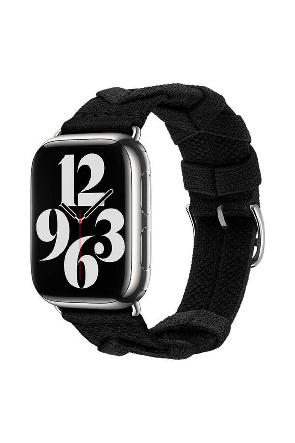 20068310 Apple Watch 7/8/9 41Mm Uyumlu Sarmal Örgü Tasarımlı Kordon - Image 1