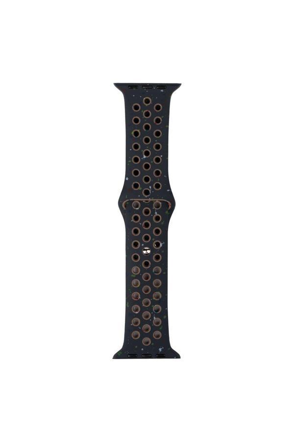 20068310 Apple Watch Seri 4/5/6/Se (1.Nesil)/Se 40Mm Uyumlu Kordon Yeni Seri 2023 Silikon Strap Kayış Siyah - Image 1