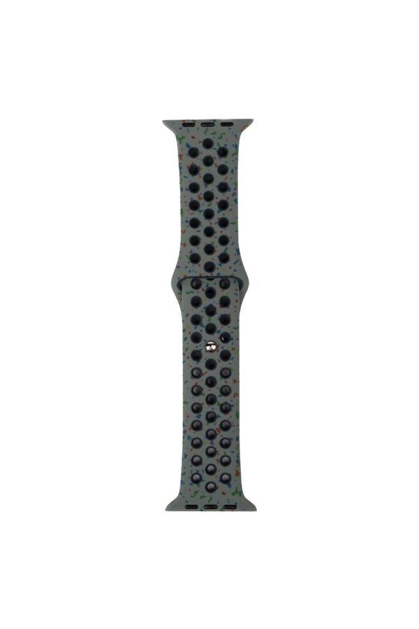 20068310 Apple Watch Seri 4/5/6/Se (1.Nesil)/Se 44Mm Uyumlu Kordon Yeni Seri 2023 Silikon Strap Kayış Haki - Image 1
