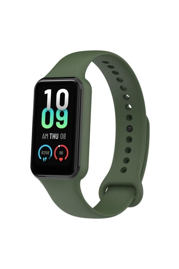 20068310 Xiaomi Amazfit Band 7 İle Kordon Silikon Esnek Ayarlanabilir Kordon Kayış Uyumlu - Image 1