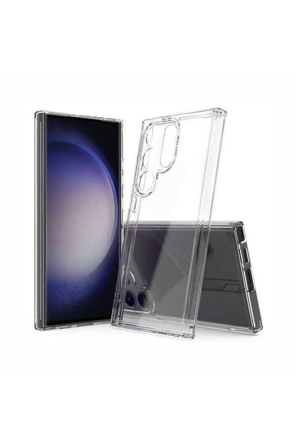 20068310 Samsung Galaxy S24 Ultra Kılıf Şeffaf Anti Şok Kamera Korumalı Telefon Kılıfı Kapak - Image 1