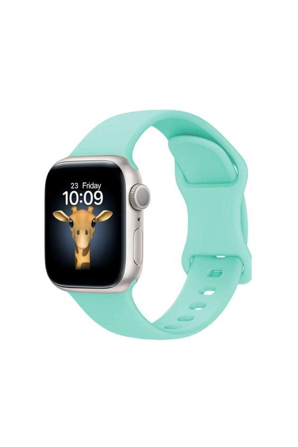20068310 Apple Watch Seri 1/2/3 42Mm Uyumlu Yumuşak Hafif Silikon Kordon Kayış - Image 1