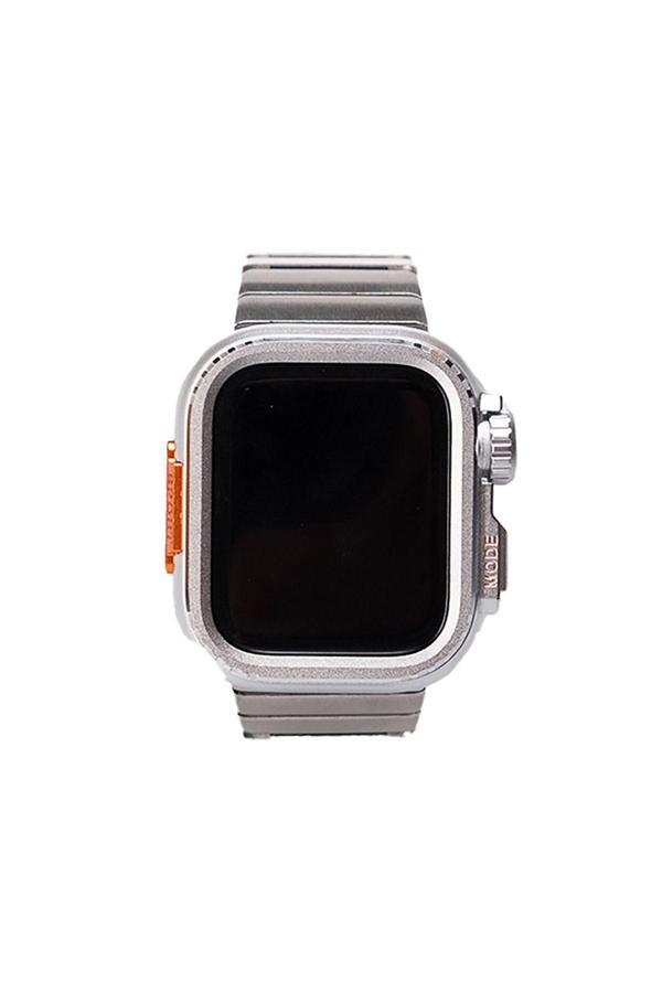 20068310 Apple Watch Series 7/8/9 45Mm Uyumlu Kasa Gövde Koruyucu Ve Metal Kordon 2 İn 1 Set - Image 1