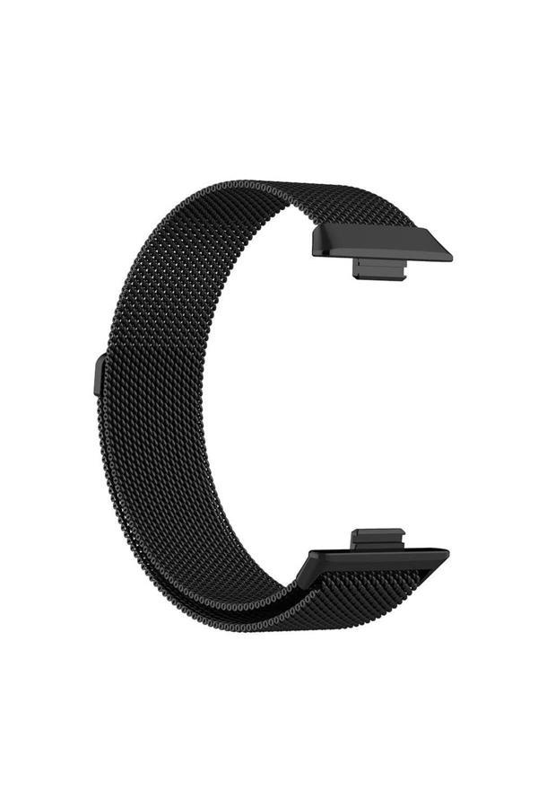20068310 Huawei Watch Fit 3 İle Uyumlu Metal Tel-Örgü İşlemeli Kordon - Image 1