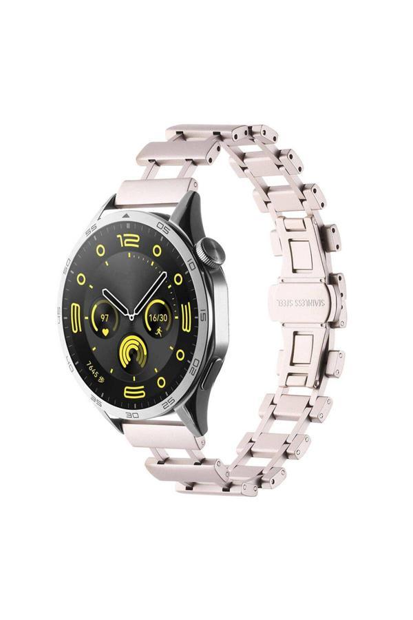 20068310 Huawei Watch Gt 2 46Mm İle Uyumlu Kordon Uzunluğu Ayarlanabilir 22Mm Metal Kordon - Image 1