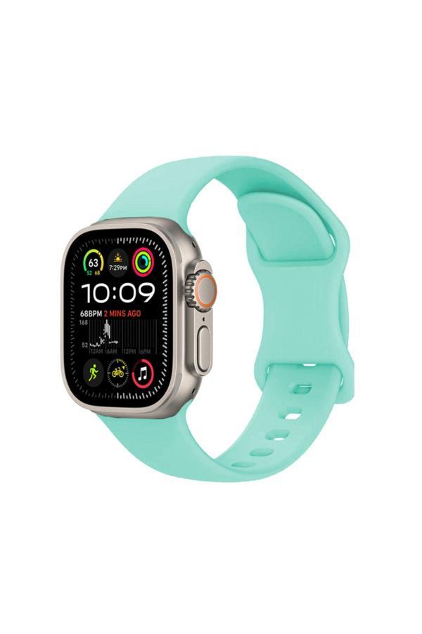 20068310 Apple Watch Ultra/Ultra2 49Mm Uyumlu Yumuşak Hafif Silikon Kordon Kayış - Image 1