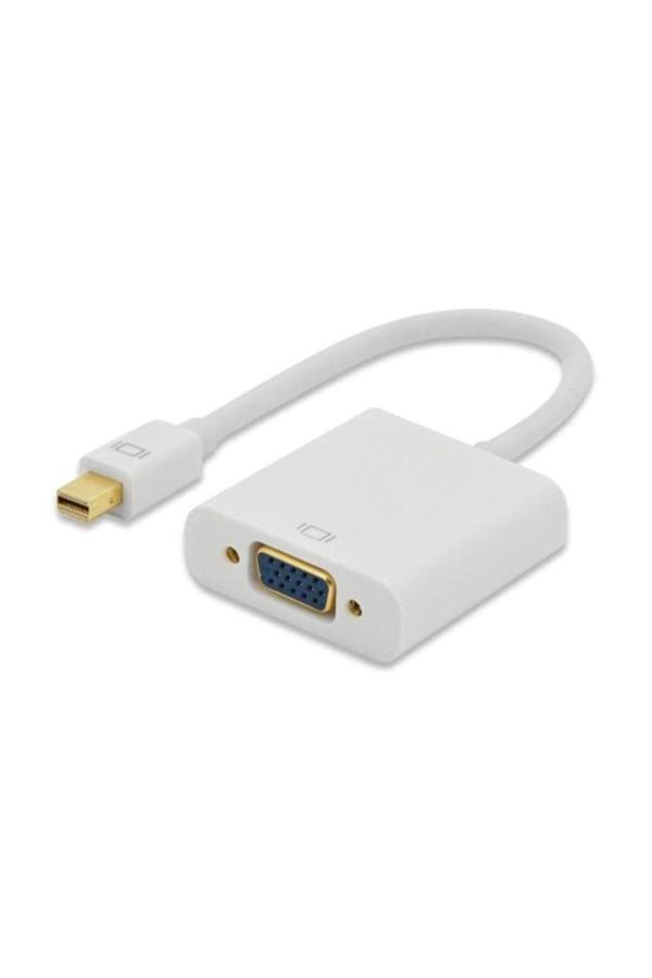 Ednet Displayport - Vga Adaptör Kablosu, Dp Erkek- Hd15 Dişi, 0.15 Metre, Dp 1.1A Uyumlu, Ul, Beyaz - Image 1