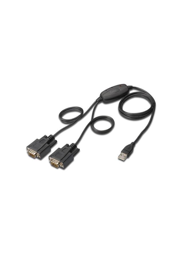 Universal Digitus Usb 2.0 - 2 X Rs232 (Seri) Çevirici Kablosu, 1.5 Metre - Image 1