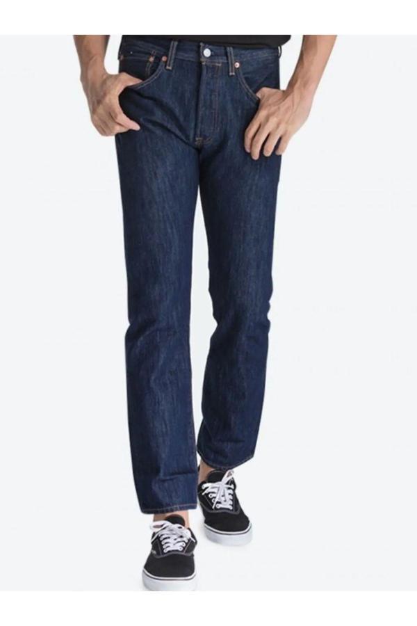 501 ORIGINAL FIT rahat kumaş büyük beden kot pantolon - Image 1